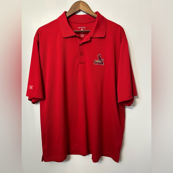 Antigua St. Louis Cardinals Polo Shirt Red Size XL - Picture 1 of 8